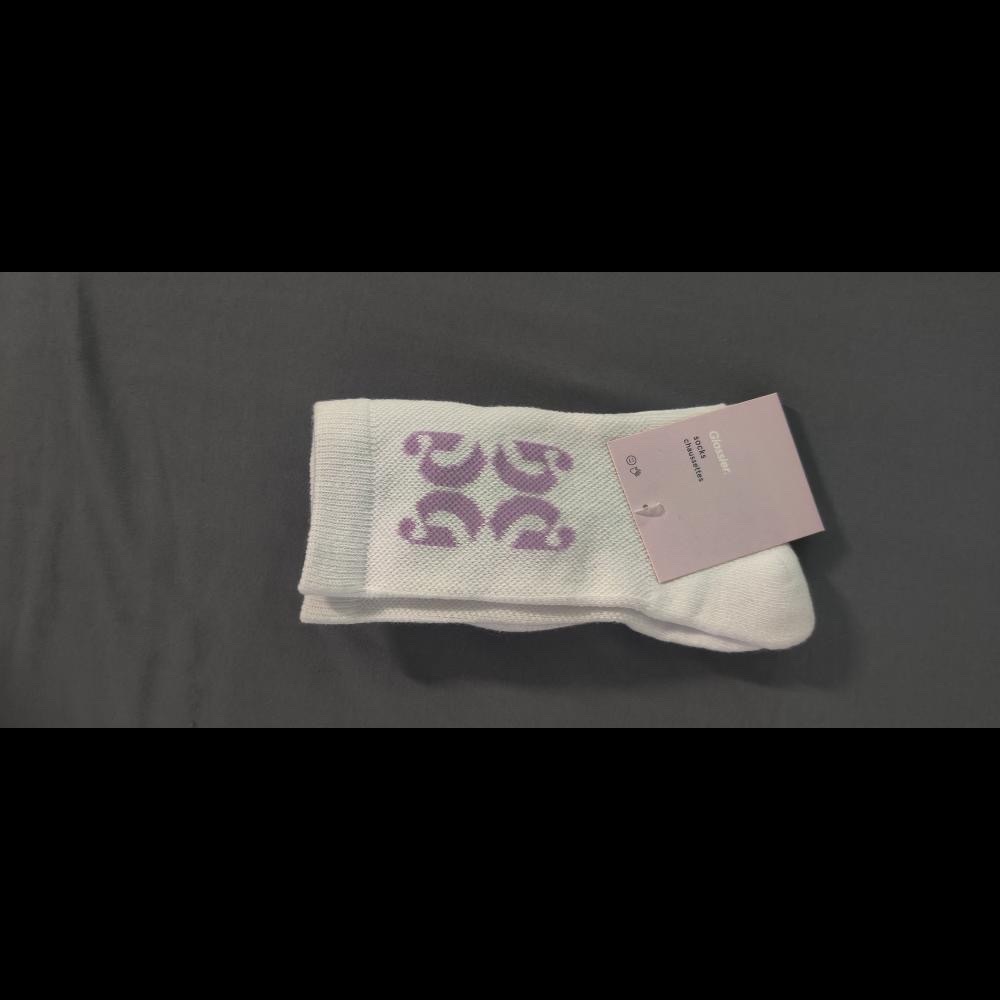 Never Worn Glossier Socks